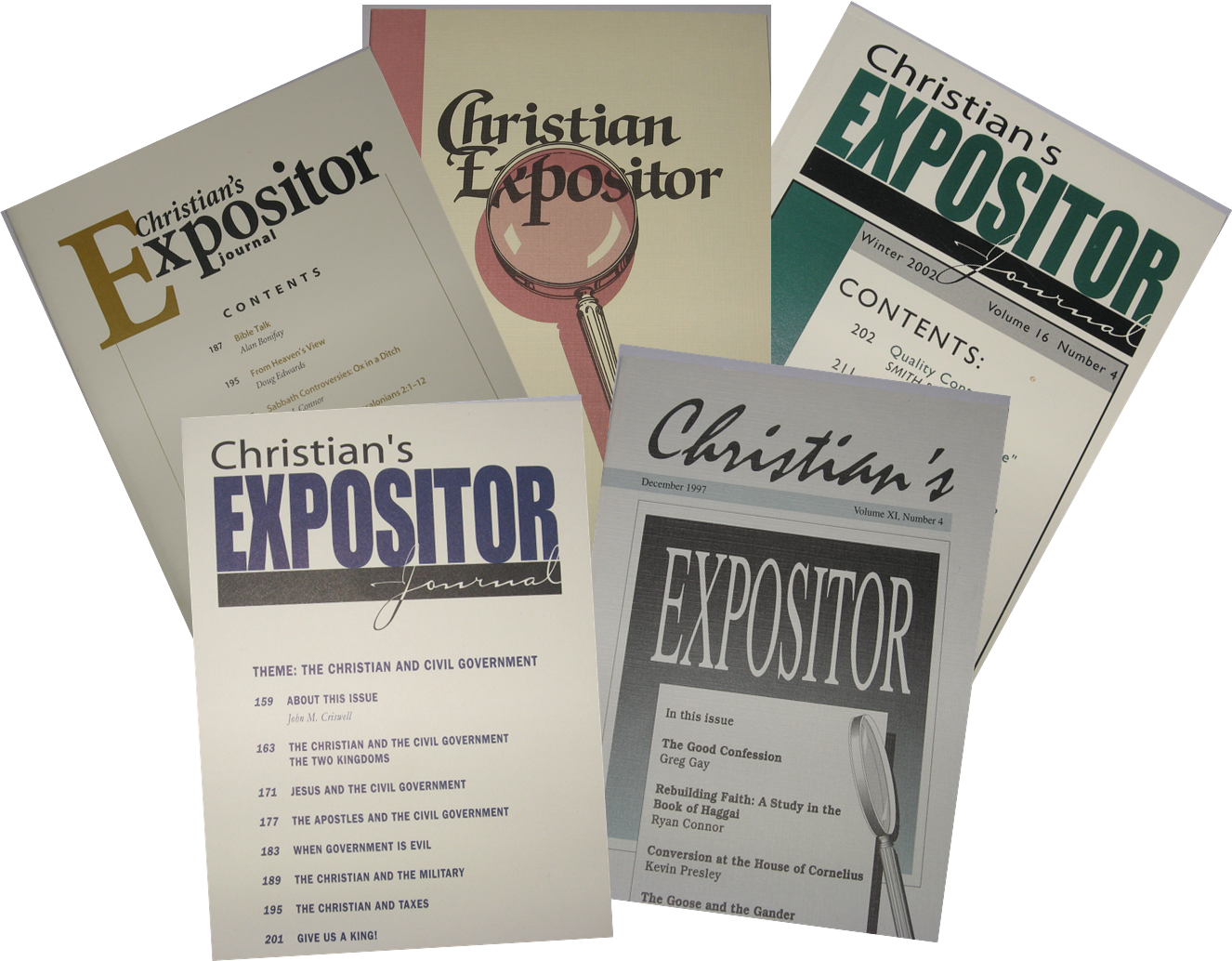Past Covers Collage - Christian's Expositor Journal